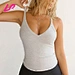 white ribbed tank top womens