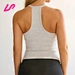 white ribbed tank top womens